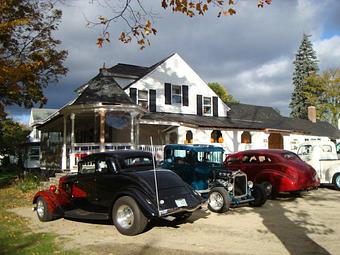 Exterior - The Front Porch Cafe in Dixfield, ME American Restaurants