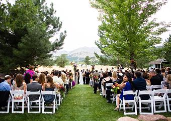 Exterior: Wedding Ceremony - The Greenbriar Inn in North Boulder - Boulder, CO American Restaurants