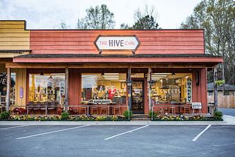 Exterior - The Hive Cafe and Candy Shoppe in White Hall, AR Sandwich Shop Restaurants