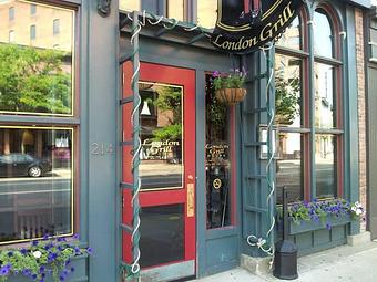 Exterior - The London Grill in Kalamazoo, MI Hamburger Restaurants