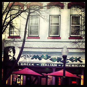 Exterior - The Mad Greek in Lawrence, KS Greek Restaurants