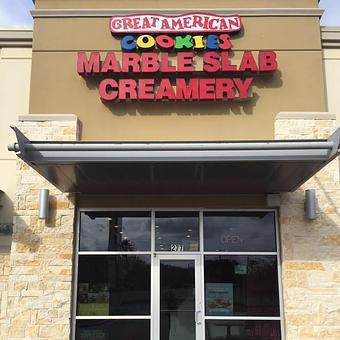 Exterior - The Marble Slab Creamery & Great American Cookies in Edinburg, TX Dessert Restaurants