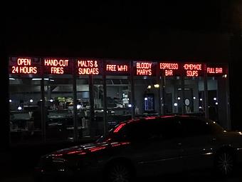 Exterior - The Nicollet Diner in Minneapolis, MN American Restaurants