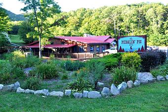 Exterior - The Pedalin' Pig-Boone in Boone, NC Barbecue Restaurants