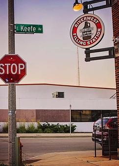 Exterior - The Riverwest Filling Station in Riverwest - Milwaukee, WI American Restaurants