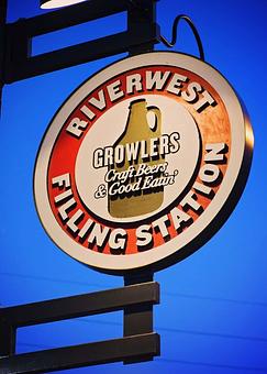 Exterior - The Riverwest Filling Station in Riverwest - Milwaukee, WI American Restaurants