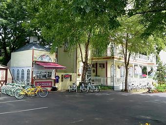 Exterior - The Widow's Walk Ice Creamery & Bicycle Rentals in Clarksville, IN American Restaurants