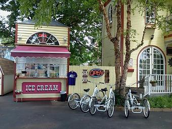 Exterior - The Widow's Walk Ice Creamery & Bicycle Rentals in Clarksville, IN American Restaurants