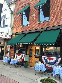 Exterior - Tina's Traditional Old English Kitchen & Tearoom in Carmel, IN Coffee, Espresso & Tea House Restaurants