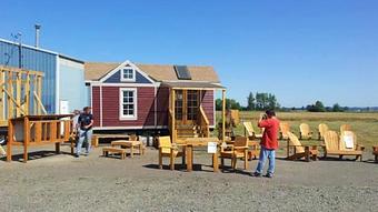 Exterior - Tiny Smart House in Texas St is between Oakville Road and Riverside Drive on Hwy 34 between I-5 & Corvallis - Albany, OR Coffee, Espresso & Tea House Restaurants