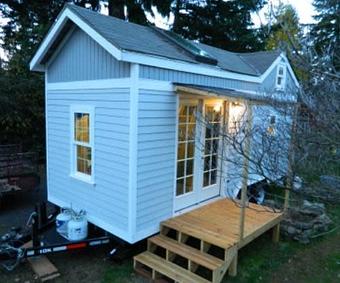 Exterior - Tiny Smart House in Texas St is between Oakville Road and Riverside Drive on Hwy 34 between I-5 & Corvallis - Albany, OR Coffee, Espresso & Tea House Restaurants