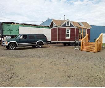 Exterior - Tiny Smart House in Texas St is between Oakville Road and Riverside Drive on Hwy 34 between I-5 & Corvallis - Albany, OR Coffee, Espresso & Tea House Restaurants