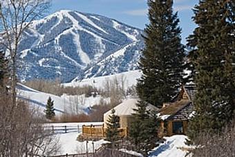 Exterior - Trail Creek Cabin in Sun Valley, ID American Restaurants