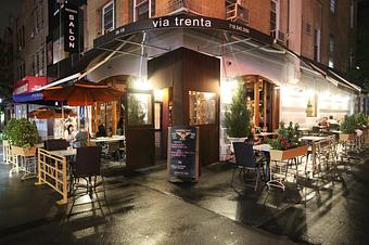 Exterior - Via Trenta Osteria & Wine Bar in Astoria, NY Bars & Grills