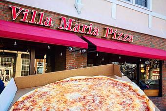 Exterior - Villa Maria Pizza in Larchmont, NY Pizza Restaurant