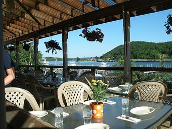 Exterior - Villa Marine Bar & Grill in Frankfort, MI American Restaurants