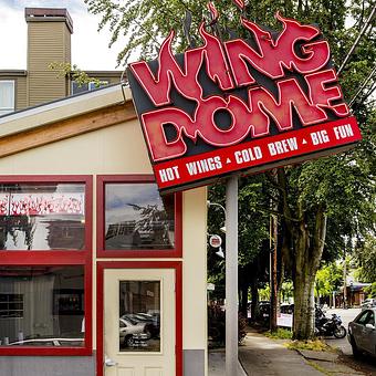 Exterior - Wing Dome in Kirkland, WA American Restaurants