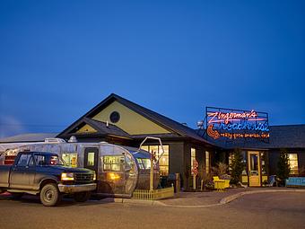 Exterior: Zingerman's Roadhouse At Night - Zingerman's Roadhouse in Ann Arbor, MI American Restaurants