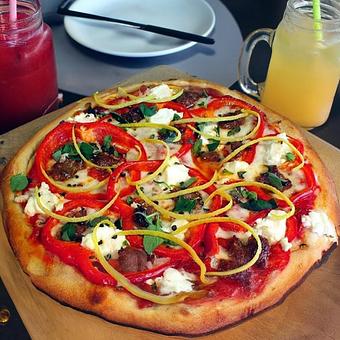 Product - Pizz'A Chicago in Santa Clara, CA Dessert Restaurants