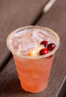 Product: WHITE SANGRIA, APPLE CIDER, CRANBERRY JUICE, CRANBERRIES. - Red Mesa Mercado in St. Petersburg, FL Mexican Restaurants