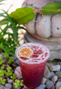 Product: Empress Gin, Marie Brizard Cassis, blackberry, basil, lemon. - Red Mesa Mercado in St. Petersburg, FL Mexican Restaurants