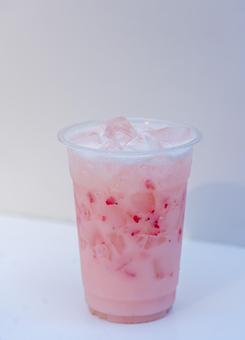 Product: White Sangria, Smirnoff Vanilla Vodka, Mozart Strawberry White Chocolate Liqueur, strawberry, coconut cream. - Red Mesa Mercado in St. Petersburg, FL Mexican Restaurants
