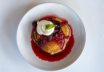 Product: Berry jam, chantilly cream. - Red Mesa Restaurant in St Petersburg, FL Mexican Restaurants