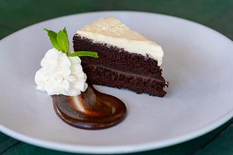 Product: Chocolate ganache, mascarpone sabayon. - Red Mesa Restaurant in St Petersburg, FL Mexican Restaurants