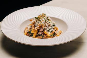 Product: Wild Boar Ragu, Caciocavallo - RPM Italian Las Vegas in Las Vegas Strip - Las Vegas, NV Italian Restaurants