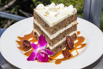Product: Hummingbird Cake - Salty's on Alki in Alki Beach, West Seattle - Seattle, WA American Restaurants