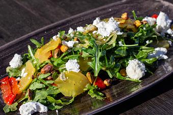 Product: Marinated Golden Beet Salad - Salty's on Alki in Alki Beach, West Seattle - Seattle, WA American Restaurants