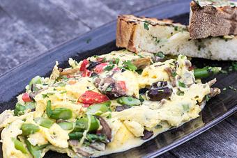Product: Cascade Scramble - Salty's on Alki in Alki Beach, West Seattle - Seattle, WA American Restaurants