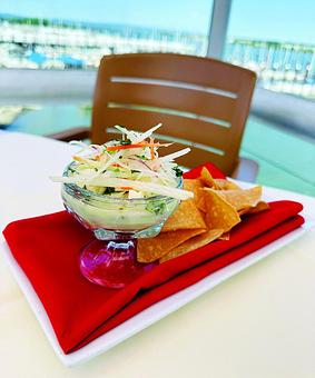 Product: Halibut Ceviche - Salty's on Alki in Alki Beach, West Seattle - Seattle, WA American Restaurants