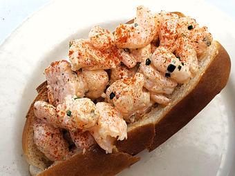 Product: Single Creamy Shrimp Roll. Lunch Entree you get two rolls. - Salty's on Alki in Alki Beach, West Seattle - Seattle, WA American Restaurants