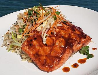 Product: Grilled Sockeye - Salty's on Alki in Alki Beach, West Seattle - Seattle, WA American Restaurants