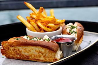 Product: Shrimp Rolls - Salty's on Alki in Alki Beach, West Seattle - Seattle, WA American Restaurants