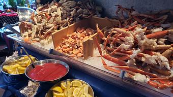 Product: All you can eat Crab and Shrimp - Salty's on Alki in Alki Beach, West Seattle - Seattle, WA American Restaurants
