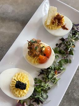Product: Deviled Eggs - The Carousel Bar & Lounge in French Quarter - New Orleans, LA Drinking Establishments