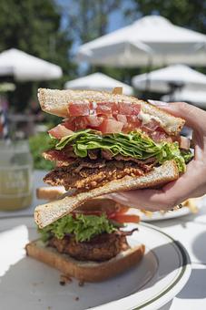 Product: The BLT with fried honey chicken is our crowd fave! - The Shed Restaurant- Plainview in The Shops at Country Pointe Beechwood - Plainview, NY American Restaurants