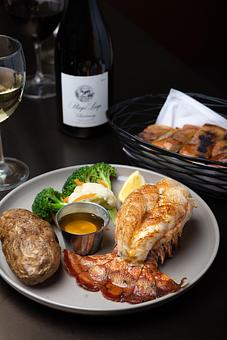 Product: Broiled Lobster Tail - The Waters Edge at Giovanni's in Darien, CT Steak House Restaurants