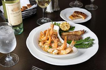 Product: Shrimp Scampi - The Waters Edge at Giovanni's in Darien, CT Steak House Restaurants