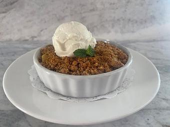 Product: Apple Crisp - Walter Hansel Wine & Bistro in Santa Rosa, CA French Restaurants