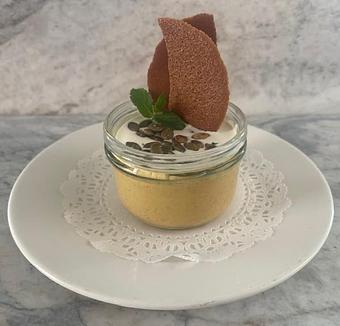 Product: Pumpkin Cheesecake - Walter Hansel Wine & Bistro in Santa Rosa, CA French Restaurants
