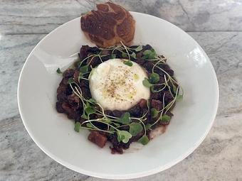 Product: Burrata Di Stefano - Walter Hansel Wine & Bistro in Santa Rosa, CA French Restaurants