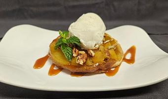 Product: Apple Tarte Tatin - Walter Hansel Wine & Bistro in Santa Rosa, CA French Restaurants