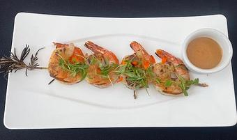 Product: Mirco Cilantro, Spicy Peanut Sauce - Walter Hansel Wine & Bistro in Santa Rosa, CA French Restaurants