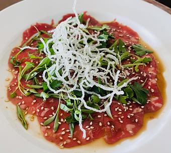 Product: Beef Crudo - Walter Hansel Wine & Bistro in Santa Rosa, CA French Restaurants
