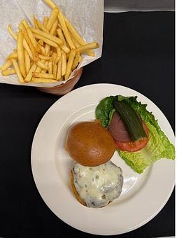 Product: Akaushi Beef Hamburger - Walter Hansel Wine & Bistro in Santa Rosa, CA French Restaurants