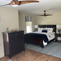 Master Bedroom - Stone Country Cottage Lancaster, Kentucky -  Martin Durr Caldwell Interior Design