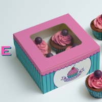 Custom Cup Cake Boxes